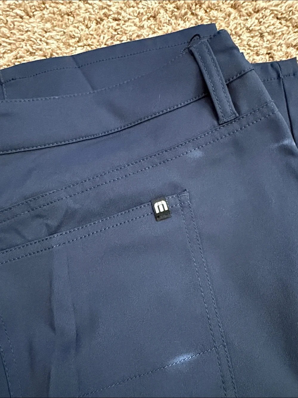 Travis Mathew Navy Stretch Performance Chinos